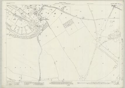Wiltshire LX.4 (includes: Amesbury; Idmiston) - 25 Inch Map