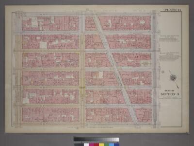 Plate 14, Part of Section 3: [Bounded by W. 32nd Street, Fifth Avenue, W. 26th Street, and Seventh Avenue.]