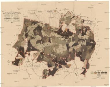 Mapa dřevin revírů Kunštátského, Černovodského, Říčeckého a Zdobnického, patřících svěřenskému statku Rychnovu