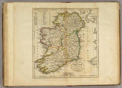 Map of Ireland.