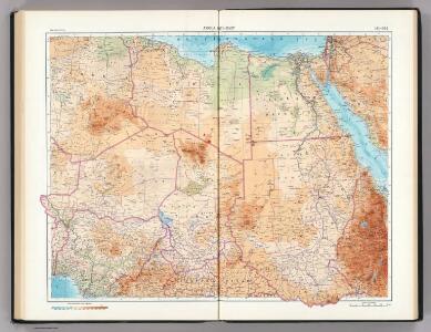 161-162.  Africa, North-east.  The World Atlas.