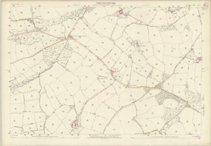 Devon LIV.5 (includes: Coldridge; Lapford; Nymet Rowland; Zeal Monachorum) - 25 Inch Map