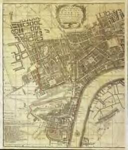 A new and exact plan of the city of London and suburbs thereof, 1