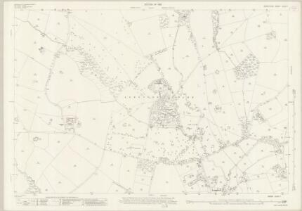Derbyshire XLVIII.7 (includes: Alkmonton; Hollington; Longford; Rodsley) - 25 Inch Map