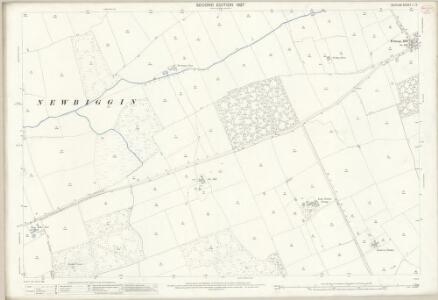 Durham L.13 (includes: Bishopton; East And West Newbiggin; Elton; Long Newton; Redmarshall; Sadberge) - 25 Inch Map