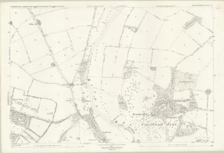 Buckinghamshire V.9 (includes: Gayhurst; Ravenstone; Stoke Goldington; Tyringham with Filgrave) - 25 Inch Map