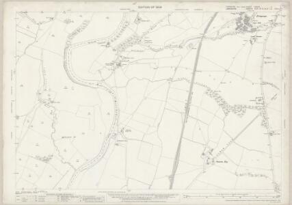 Yorkshire CXCVIII.2 (includes: Clitheroe; Great Mitton; Little Mitton; Pendleton; Wiswell) - 25 Inch Map