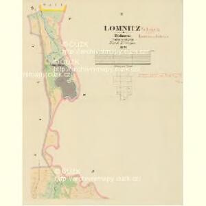 Lomnitz - c4219-1-002 - Kaiserpflichtexemplar der Landkarten des stabilen Katasters