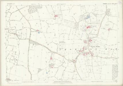 Yorkshire LXXXV.3 (includes: Burrill With Cowling; Clifton Upon Ure; Thirn; Thornton Watlass) - 25 Inch Map