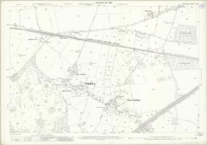 Hampshire and Isle of Wight XVIII.9 (includes: Deane; Oakley; Wootton St Lawrence) - 25 Inch Map
