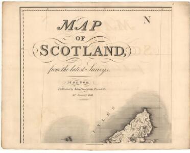 Map of Scotland from the latest surveys.