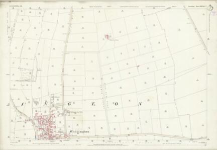 Lincolnshire LXXVIII.7 (includes: Branston and Mere; Waddington) - 25 Inch Map