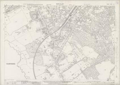 Surrey XV.7 (includes: Frimley) - 25 Inch Map