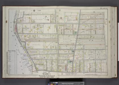 Part of Ward 1. [Map bound by Sailors Snug Harbor,    Henderson Ave, Castleton Ave, Forest Ave, Broadway, Kill Van Kull]
