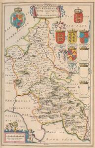 Buckinghamiensis Comitatus; Anglis Buckingham Shire. [Karte], in: Theatrum orbis terrarum, sive, Atlas novus, Bd. 4, S. 247.
