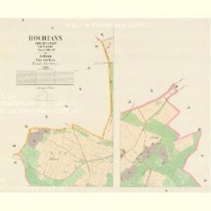 Hochtann (Hochtanow) - c8939-2-002 - Kaiserpflichtexemplar der Landkarten des stabilen Katasters