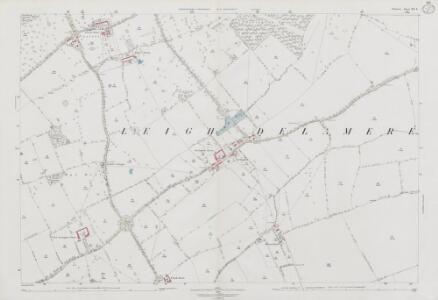 Wiltshire XIX.4 (includes: Grittleton; Kington St Michael; Yatton Keynell) - 25 Inch Map