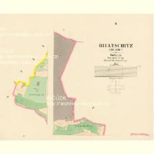 Bieltschitz (Bělčic) - c0189-1-002 - Kaiserpflichtexemplar der Landkarten des stabilen Katasters