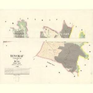 Tinchau (Tinochody) - c8110-1-003 - Kaiserpflichtexemplar der Landkarten des stabilen Katasters