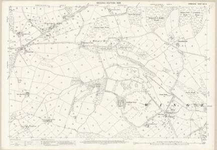 Derbyshire XXV.13 (includes: Ashover; Walton; Wingerworth) - 25 Inch Map