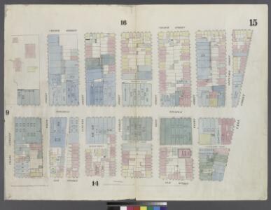 [Plate 15: Map bounded by Canal Street, Elm Street, Pearl street, Church Street]