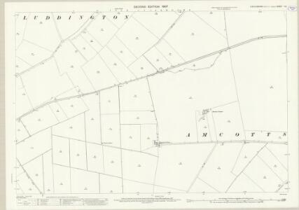 Lincolnshire X.9 (includes: Amcotts; Luddington) - 25 Inch Map