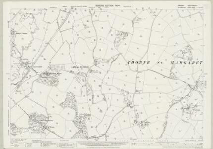 Somerset LXXVIII.6 (includes: Holcombe Rogus; Sampford Arundel; Stawley; Thorne St Margaret; Wellington Without) - 25 Inch Map