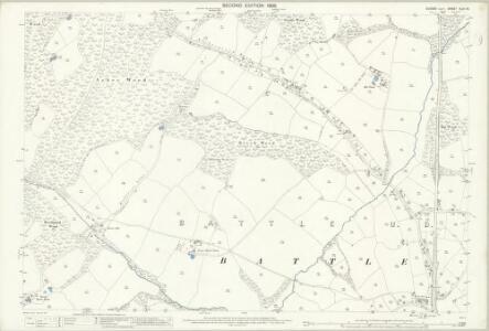 Sussex XLIII.15 (includes: Battle) - 25 Inch Map