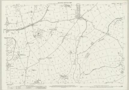 Cornwall XXXVI.2 (includes: Liskeard Borough; Menheniot; St Cleer) - 25 Inch Map