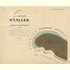 Stallek - m2832-1-001 - Kaiserpflichtexemplar der Landkarten des stabilen Katasters