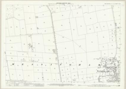 Lincolnshire XXVI.3 (includes: Messingham) - 25 Inch Map