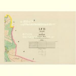 Lub (Luby) - c4284-1-002 - Kaiserpflichtexemplar der Landkarten des stabilen Katasters