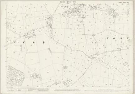 Norfolk XCVI.3 (includes: Aslacton; Bunwell; Forncett) - 25 Inch Map