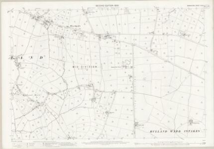 Derbyshire XLIV.1 (includes: Biggin; Hulland Ward; Hulland) - 25 Inch Map
