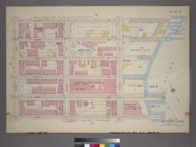 Plate 36, Part of Sections 5&6: [Bounded by E. 100th Street, (East River Piers) First Avenue, E. 95th Street and Third Avenue.]