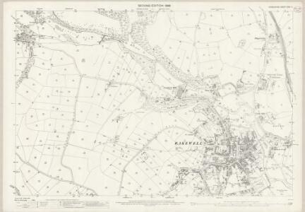 Derbyshire XXIII.11 (includes: Ashford; Bakewell; Hassop) - 25 Inch Map