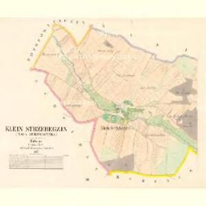 Klein Strzebegzin (Mala Střebegcynka) - c8062-1-001 - Kaiserpflichtexemplar der Landkarten des stabilen Katasters