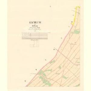 Zachlum - c9086-1-001 - Kaiserpflichtexemplar der Landkarten des stabilen Katasters