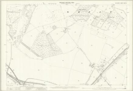 Wiltshire XXXVI.12 (includes: Grafton; Great Bedwyn) - 25 Inch Map