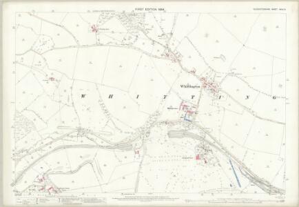 Gloucestershire XXVII.10 (includes: Dowdeswell; Sevenhampton; Whittington) - 25 Inch Map