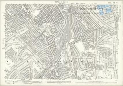London (Edition of 1894-96) XXIX (includes: Hornsey St Mary; Islington; Stoke Newington) - 25 Inch Map