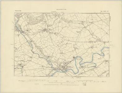 Montgomeryshire XXXV.SW - OS Six-Inch Map