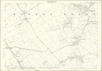 Yorkshire LV.13 (includes: Ainderby Miers With Holtby; Kirkby Fleetham) - 25 Inch Map
