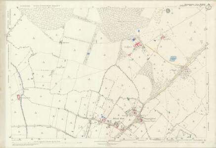 Huntingdonshire XX.11 & 10 (includes: Dean and Shelton; Kimbolton; Melchbourne and Yelden; Pertenhall; Swineshead; Tilbrook) - 25 Inch Map