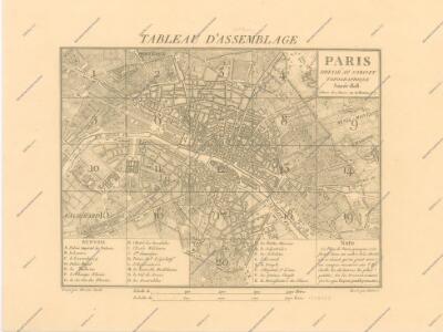 La Topographie de Paris ou Plan détaillé de la Ville de Paris