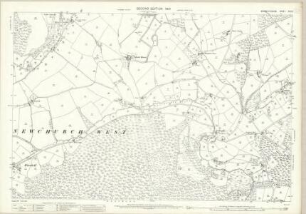 Monmouthshire XXV.9 (includes: Llan Gwm; Shirenewton) - 25 Inch Map
