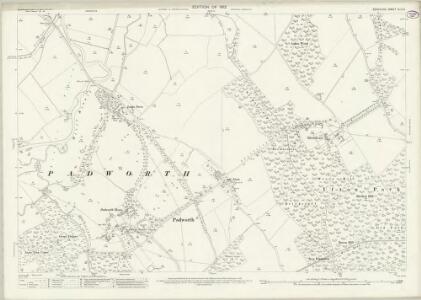 Berkshire XLIV.3 (includes: Aldermaston; Beenham; Padworth; Ufton Nervet) - 25 Inch Map