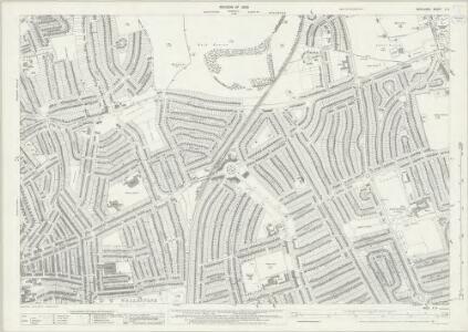 Middlesex X.4 (includes: Harrow) - 25 Inch Map