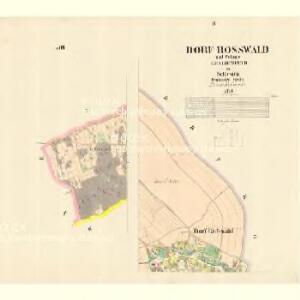 Dorf Rosswald - m3350-1-002 - Kaiserpflichtexemplar der Landkarten des stabilen Katasters
