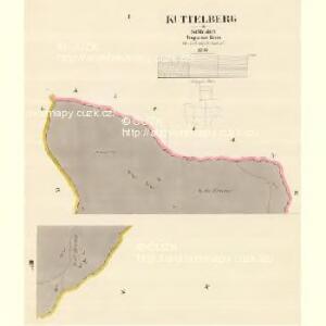 Kuttelberg - m2819-2-001 - Kaiserpflichtexemplar der Landkarten des stabilen Katasters